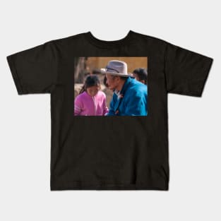 Cowboy, Gandan Monastery, Ulaanbataar, Mongolia Kids T-Shirt